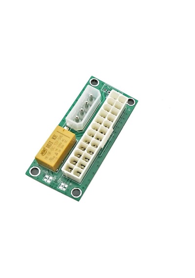 24 Pin To 4 Pin 2 Atx Güç Kaynağı Birleştirici, Bıl-powersupply24+4