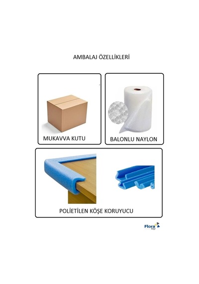 Flora Ax Mutfak Banyo Rafı Havlu Askılı Beyaz