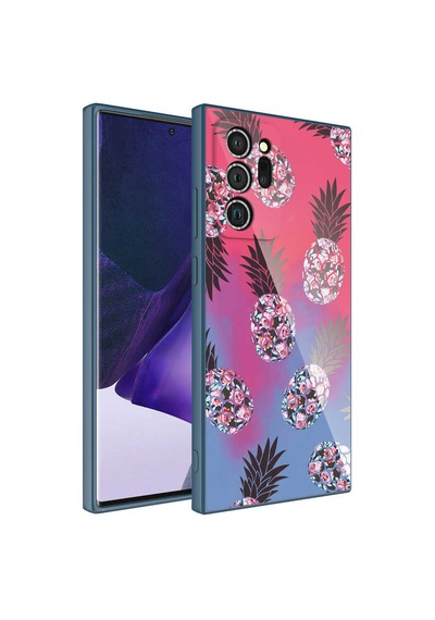 Nourthkiingdom Galaxy Note 20 Ultra Uyumlu Kamera Korumalı Desenli Sert Silikon Nrtk Epoksi Kılıf-no3 NO3