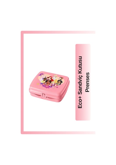 Eco Prenses Sandviç Kutusu Pembe