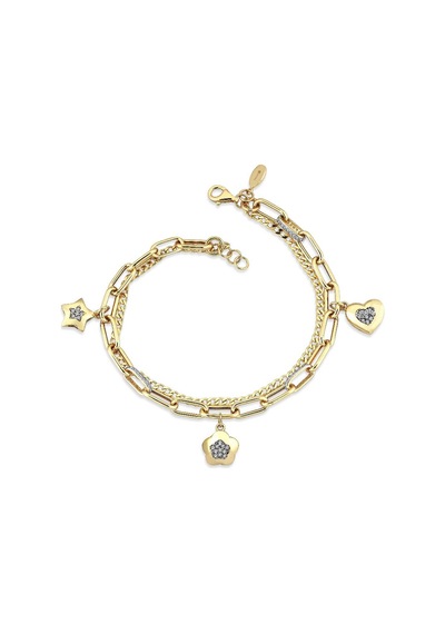 Altın Charm Bileklik OV1328BYMC Sarı Altın