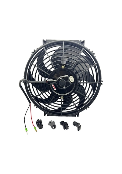 12v Fan Motoru Emici Aksiyel 11 " Helis Dış Çap 320 Mm
