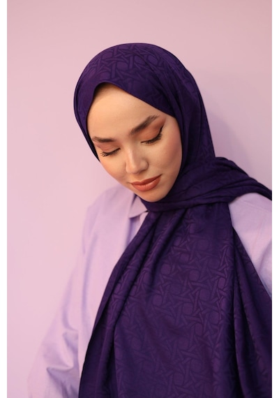 Silk Home Deluxe Şal - Mor - Mor