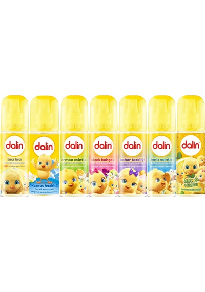 Dalin Bebek Kolonyası 150 Ml Karma 7'Li Set