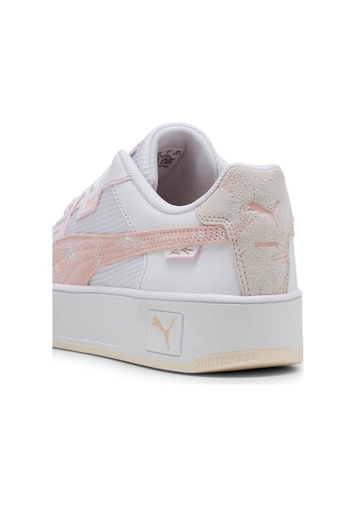 Puma Carina Street Lux Crafted F Kadın  Beyaz Sneaker