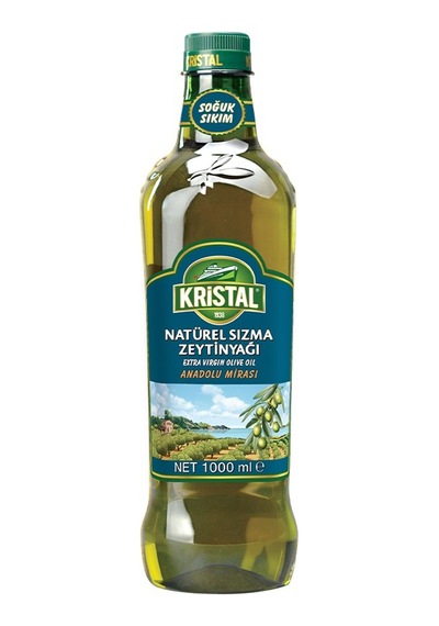 Kristal Natürel Sızma Zeytinyağı Anadolu Mirası 1 L Pet Şişe