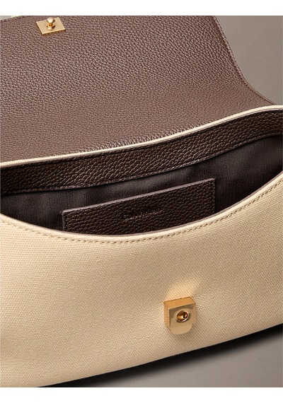 Calvin Klein Kadın Krem Omuz Çantası Lv04f3416g-xsj