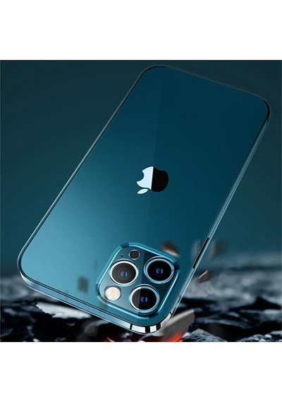 Gor İphone 12 Pro Max 6.7 İnch Kılıf Kamera Korumalı Şeffaf Silikon Kılıf- 5775 Mh-hs2348-7507