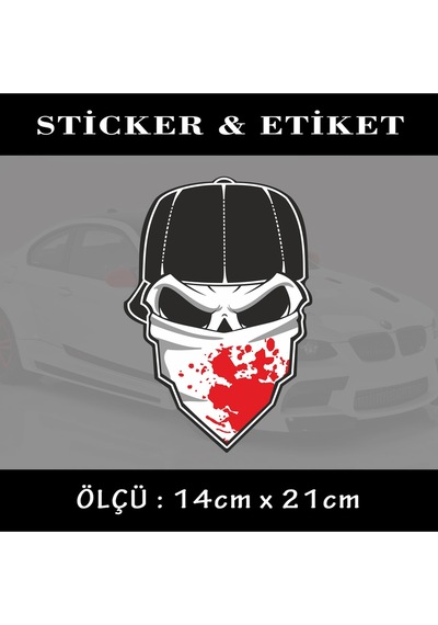 maske oto sticker ön arka cam yazısı - tuning modifiye