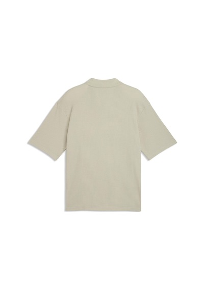 Puma Wardrobe Essentials Boxy Erkek Bej Günlük Stil Polo Yaka T-shirt 63436261 Bej