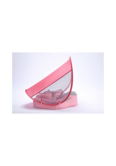 Mambobaby Yüzme Simidi - Classic Pink, Emniyetli, Gölgelikli Ve Ayak Destekli