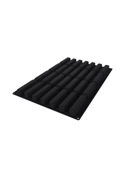 40.483.20.0000 Silikomart Sq083 Strıpe Eclaır 40 60 Cm Silikon Kalıp Kahverengi