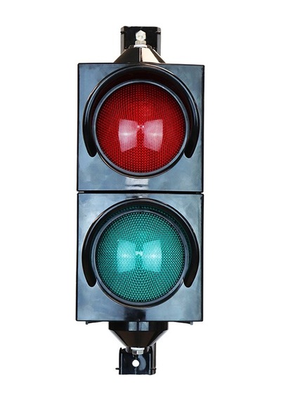 100 mm Ledli Yaya Figürlü Sinyal Verici, Trafik Lambası-2982 - 12 VDC
