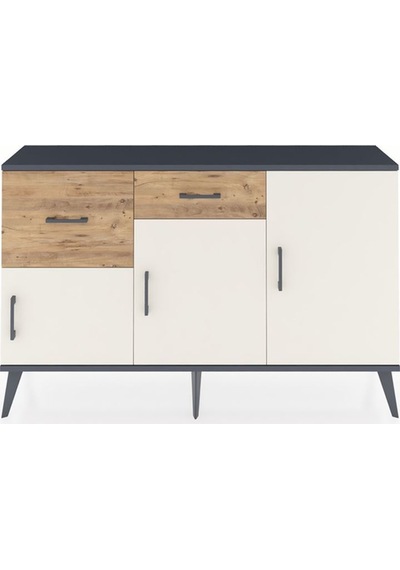 Arges Konsol 3 Raflı 2 Çekmeceli 3 Kapaklı 132x30x83 Antrasit-aytaşı/çam Aytaşı/çam Arges Konsol 3 Raflı 2 Çekmeceli 3 Kapaklı 132x30x83 Antrasit-aytaşı/çam Aytaşı/çam