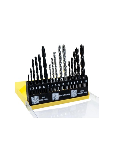 Keneth 16 Parça Ahşap-metal-beton Matkap Ucu Seti Pointteq Sprial Yeni Teknoloji 16pcs Drill Bit