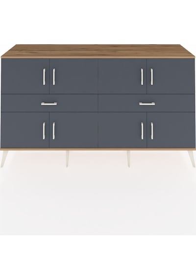 Hyperion Konsol 4 Raflı 6 Çekmeceli 3 Kapaklı 176x44x99 Çam-antra Çam-antrasit Hyperion Konsol 4 Raflı 6 Çekmeceli 3 Kapaklı 176x44x99 Çam-antra Çam-antrasit