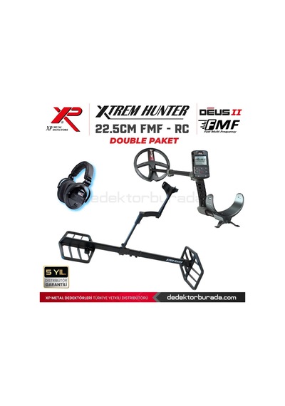 Xtrem Hunter Dedektör - 22cm Fmf Double Paket Wsaıı Xl Kulaklıklı