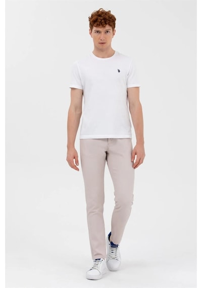 U.S. Polo Assn. Erkek Likralı Pantolon 1600040 Taş