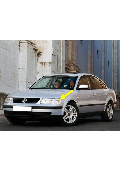 VW Passat B5 1997-00 Ön Sol Sinyal Lambası Beyaz Buzlu 3B0953041C