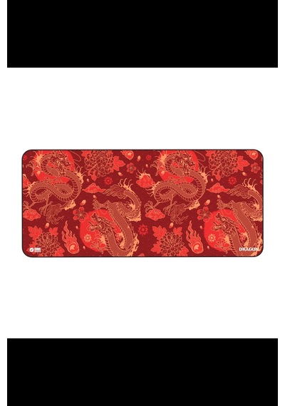 Hawk Red Dragon 90x40 Mouse Pad