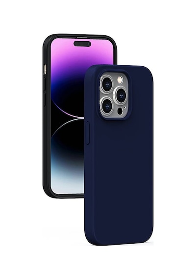 Apple Uyumlu iPhone 14 Pro Max Kılıf Magsafe Şarj Özellikli Liquid Silikon Recci Mousse Serisi Kapak Siyah Apple Uyumlu iPhone 14 Pro Max Kılıf Magsafe Şarj Özellikli Liquid Silikon Recci Mousse Serisi Kapak Siyah