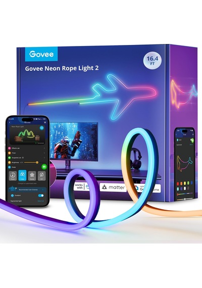 Govee Neon Halat Işık 2, Rgbıc Neon Led Şerit 5m, Şekil Haritalamalı, Dıy Tasarımı, Smartthings İle Uyumlu, Matter, Alexa Ve Google Assistant, Oyun Odası Duvar Dekorasyonu İçin, Siyah Govee Neon Halat Işık 2, Rgbıc Neon Led Şerit 5m, Şekil Haritalamalı, Dıy Tasarımı, Smartthings İle Uyumlu, Matter, Alexa Ve Google Assistant, Oyun Odası Duvar Dekorasyonu İçin, Siyah