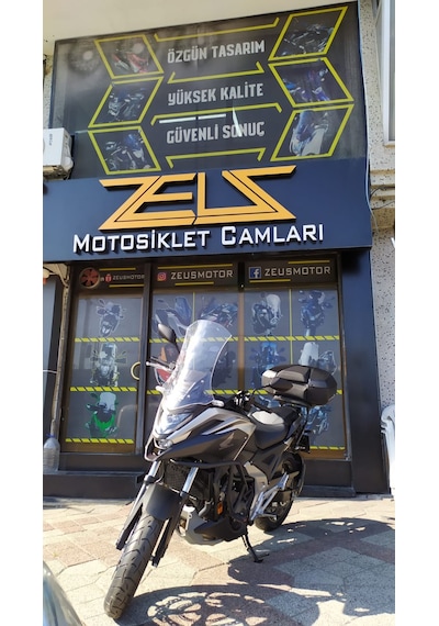 2021- 2024 Honda NC 750X Uzun Ön Cam Şeffaf 56cm 4mm Zeus