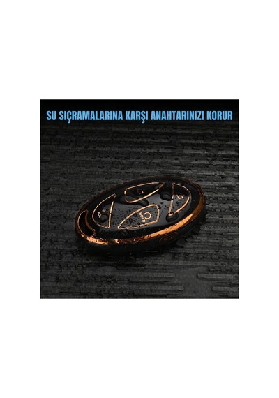 Hyundai Tucson Ioniq Kona Elantra Gold Kenar Tpu Anahtar Kılıfı 5 Tuşlu Model Mavi