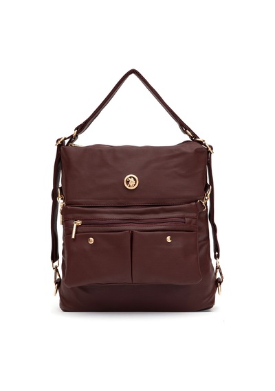 U.S. Polo Assn. Kadın Bordo Yumuşak Sırt Ve Kol Çantası 50317804-VR014