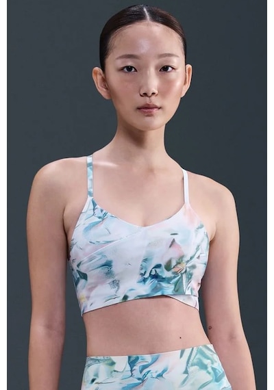 Nike Indy Women's Artist Collection Light-support Padded Wrap Sports Bra Kadın Dolgulu Sargılı Spor Sütyen Yeşil Nike Indy Women's Artist Collection Light-support Padded Wrap Sports Bra Kadın Dolgulu Sargılı Spor Sütyen Yeşil