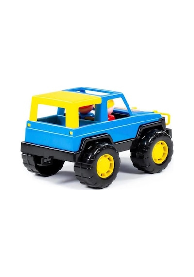 Safari Jeep Aracım Eğlenceli Ve Dayanıklı Özel Tasarım Mavi 22 Cm Oyuncak Arazi Aracı