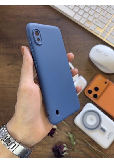 Samsung Galaxy A10 Uyumlu Kamera Korumalı Darbeye Dayanıklı Renk Atmayan Fab Silikon Kılıf Lacivert