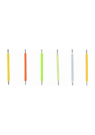 3 Volt 38mm Mavi Led Filament Retro Tungsten Görünümlü Dekoratif Filament 10 Adet