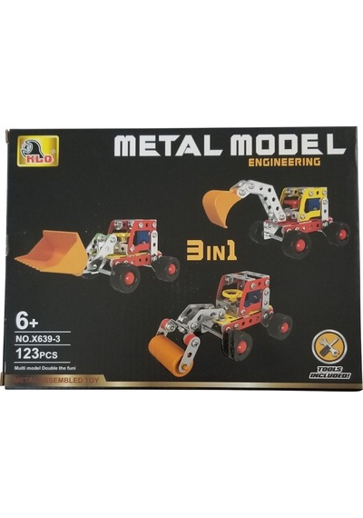 Akıllıelma-kızılkaya Engineering Metal Lego Kzl-x639-3 Araçlı 3in1