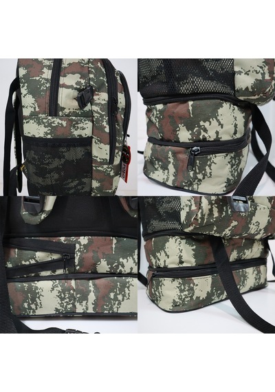 Season Mountaıner 90 Litre Körüklü Dağcı Unisex Sırt Çantası Büyük Hacimli Kamp & Outdoor Çanta Kamuflaj