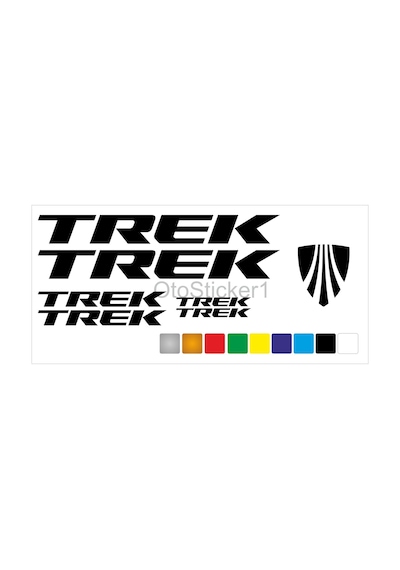 Trek Bisiklet Kadro Sticker Seti Premium Kalite