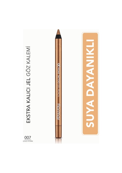 Flormar Extreme Tattoo Gel Pencıl 07 Gold Storm