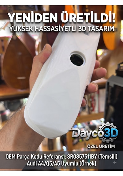 Audi A4 Q5 A5 Uyumlu Otomatik Kararan İç Dikiz Aynası Plastik Gövde 8r0857511by Muadili 0