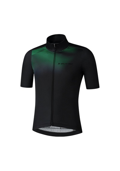 Shimano S-phyre Kısa Kollu Printed Kışlık Rüzgarlık Ceket Black/green M Siyah