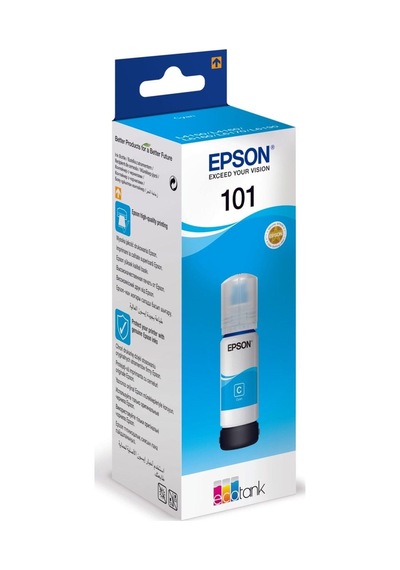 Epson 101 Mavi Mürekkep Şişesi, 70 Ml. L4150 / L4160 / L6160 / L6170 / L6190 / L14150 C13t03v24a