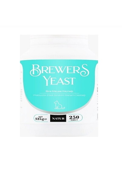 Natur Brewers Yeast With Garlic 250 Tb Mega Boy B-kompleks Ve Ektoparazit İtici