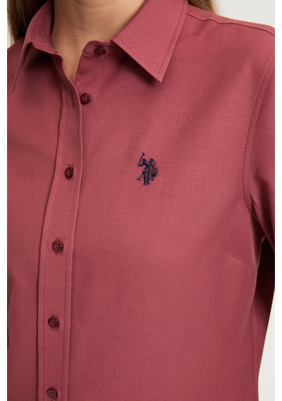 U.s. Polo Assn. Kadın Vişne Gömlek Basic 50324791-vr223