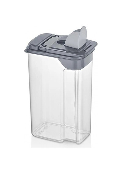 Qlux Plastik Erzak Kabı 3600 Cc Gri