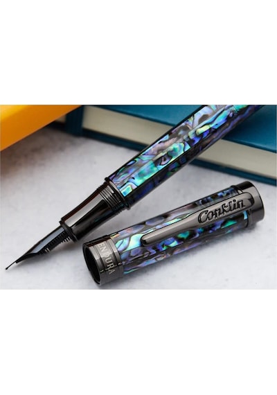 Conklin Endura 1898 Limit Edition Fountain Pen Abalone Shell, Gun Diğer