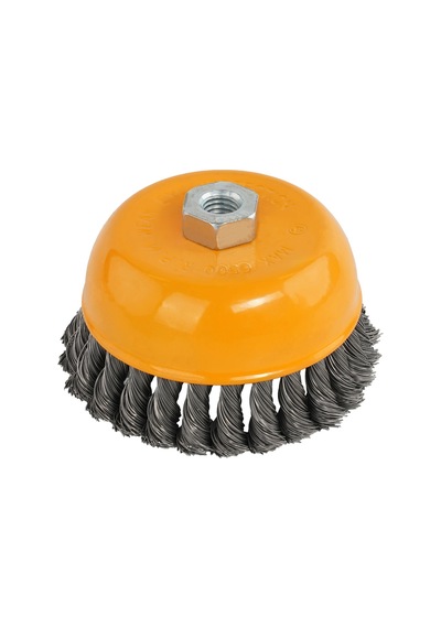 Çanak Telli Fırça M14 125mm