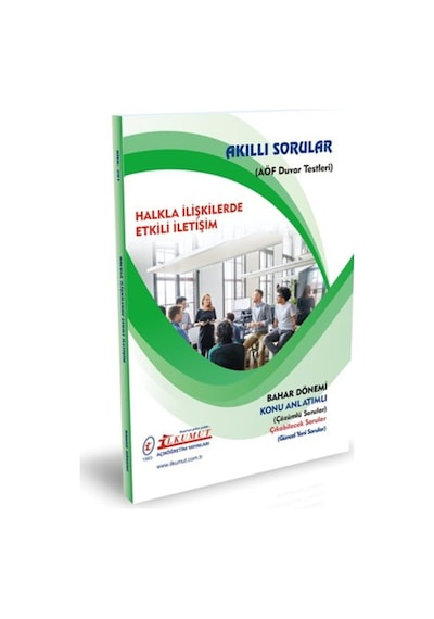 İlkumut Yayınları - Halkla İlişkilerde Etkili İletişim - Konu Anlatımlı - Çözümlü Sorular