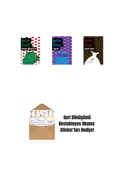 Türkler Almanya'da + Harran + Bozkır Gelini + Okuma Sticker'ları
