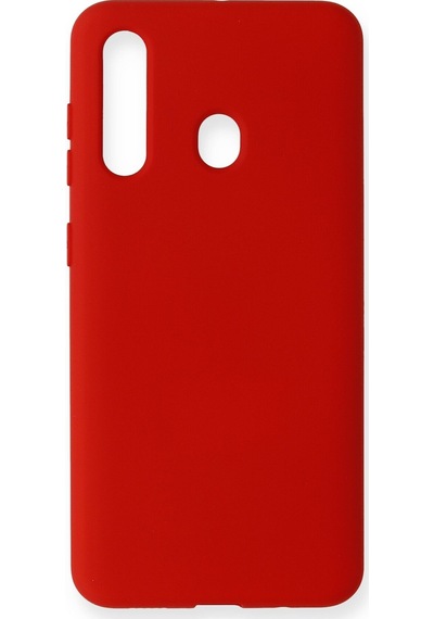 Newface Samsung Galaxy Uyumlu M40 Kılıf Nano İçi Kadife Silikon Semeglbl - 57 - Kırmızı