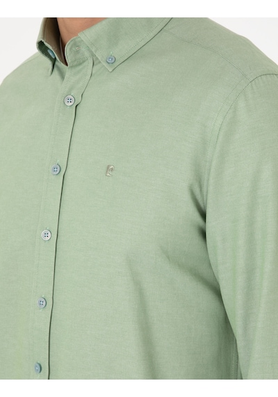 Pierre Cardin Erkek Çağla Gömlek Desenli 50306996-vr016 Çağla