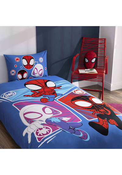 Taç Lisanslı Spidey Adventure Tek Kişilik Pamuk Nevresim Takımı 000000001000051953 Çok Renkli